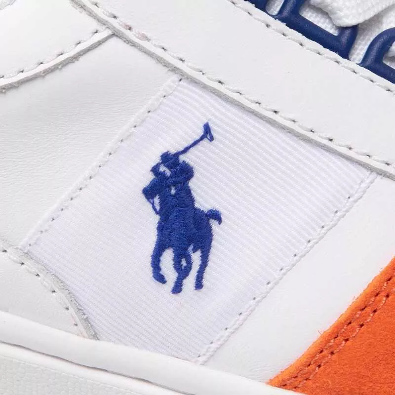 Sneakers Ralph Lauren Polo Court White Barbati (BM 8965805) 6