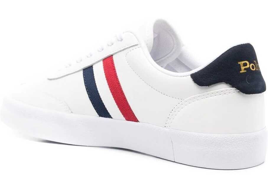 Sneakers Ralph Lauren Court Vulc White Barbati (BM 8965853) 4