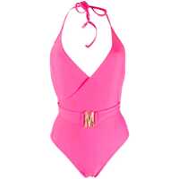 Costume de baie intregi Logo Belted One Piece Swimsuit Femei