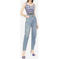 Blugi Distressed Denim Jeans Femei
