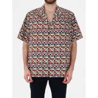 Camasi Optical Print Shirt Barbati