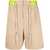 Palm Angels Side Band Bermuda Shorts BEIGE