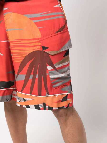 Pantaloni scurti Palm Angels Cargo Bermuda Shorts MULTICOLOUR Barbati (BM 8970692) 5