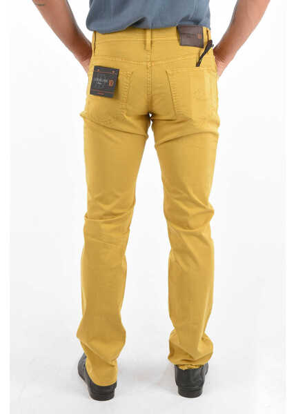 Pantaloni casual CORNELIANI Id Luxury Denim 5-Pocket Lazise Denim Pants Yellow Barbati (BM 8972144) 2