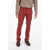 CORNELIANI Id Luxury Denim Stretched Cotton Lazise Pants With 5 Pockets Red