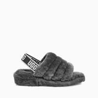 Papuci UGG UGG W Fluff Yeah Slide 1095119 BLK