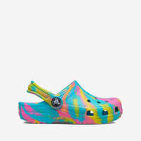 Slapi Crocs Classic Marbled Kids Clog T 206838 DIGITAL AQUA/MULTI flip flops Baieti