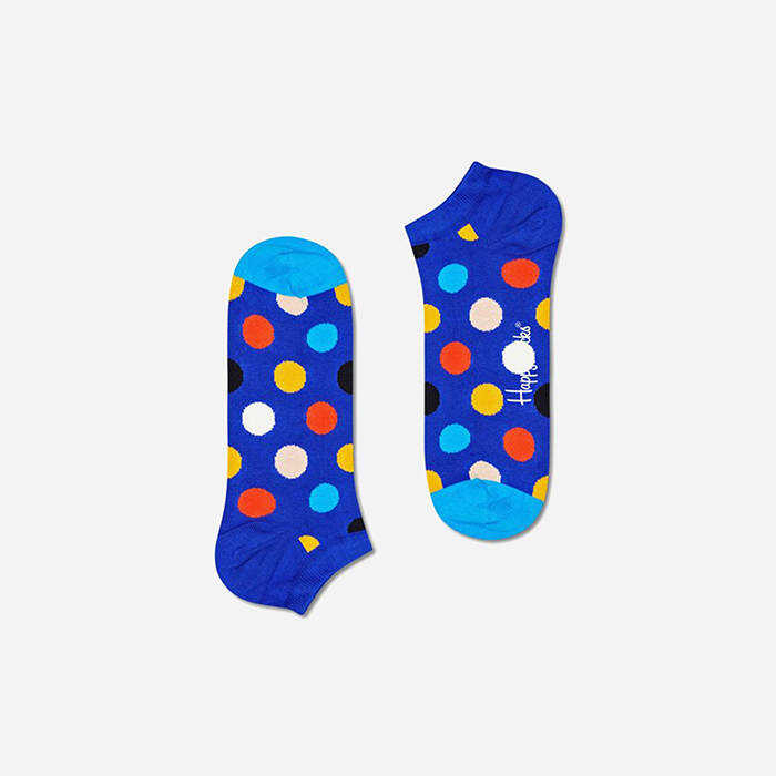 Happy Socks Big Dot Low Socks BDO05-6330 Navy Blue