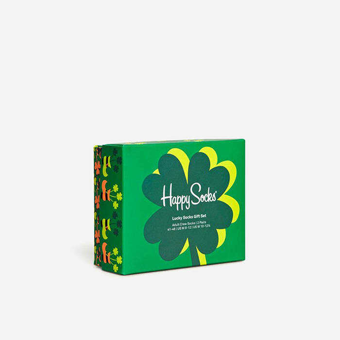 Happy Socks 2-pak Lucky XSTP02-0200 GREEN