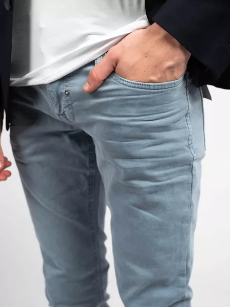Pantaloni casual Antony Morato Ozzy MMDT00198 Niebieski Barbati (BM 9007568) 6