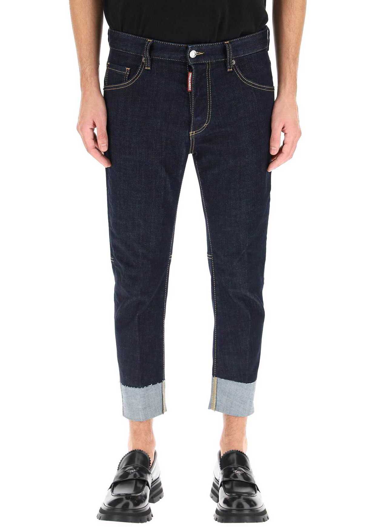 Dsquared2 Dark Rince Wash Sailor Jeans* Navy Blue