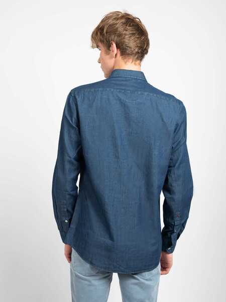 Camasi de blugi Antony Morato MMSL00520 Niebieski Barbati (BM 9010889) 4