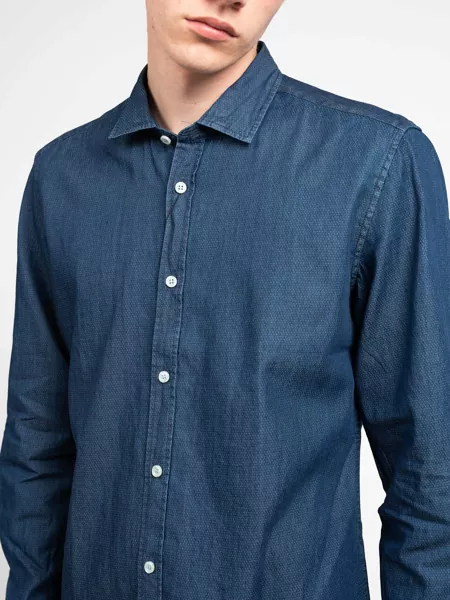 Camasi de blugi Antony Morato MMSL00520 Niebieski Barbati (BM 9010889) 6