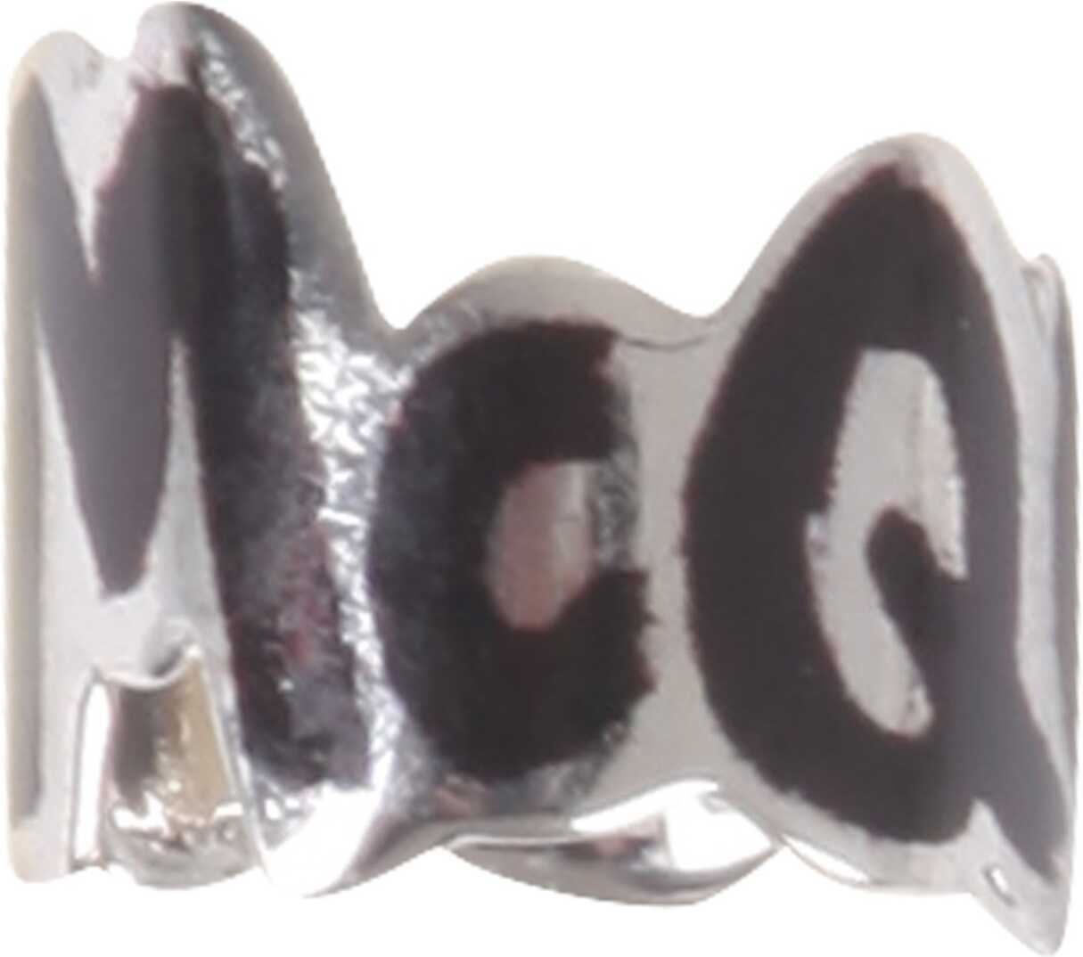 Alexander McQueen Earrings With Graffiti Logo BLACK image6