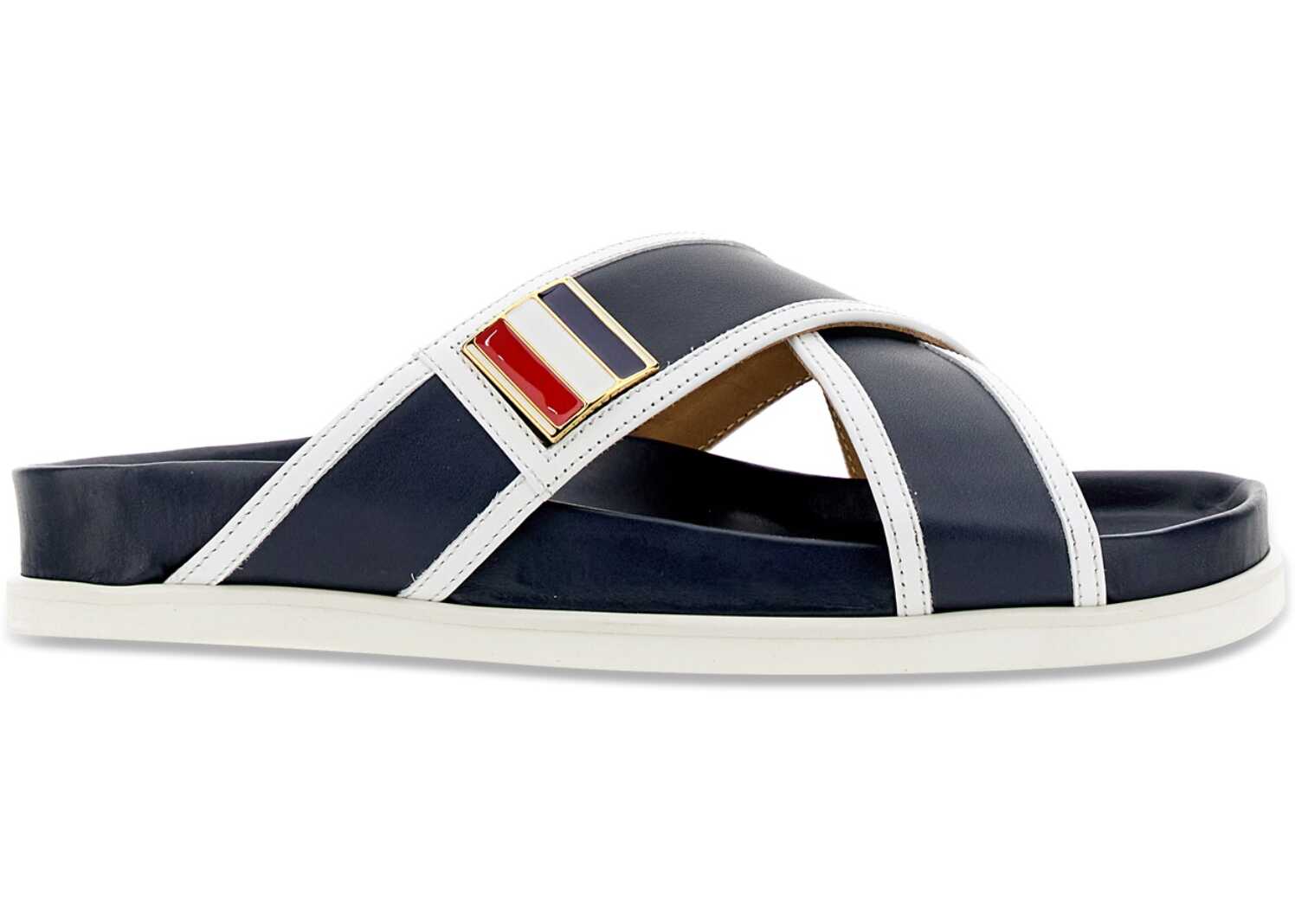 Thom Browne Sandal With Buckle Rwb BLUE