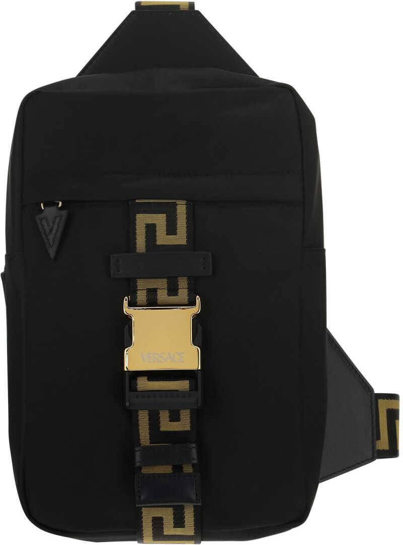 Versace Backpack NERO/ORO/ORO VERSACE