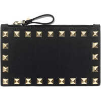 Portofele Valentino Garavani Rockstud Card Case Femei