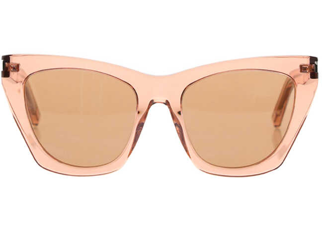 Saint Laurent Saint Laurent Kate Sunglasses PINK PINK BROWN
