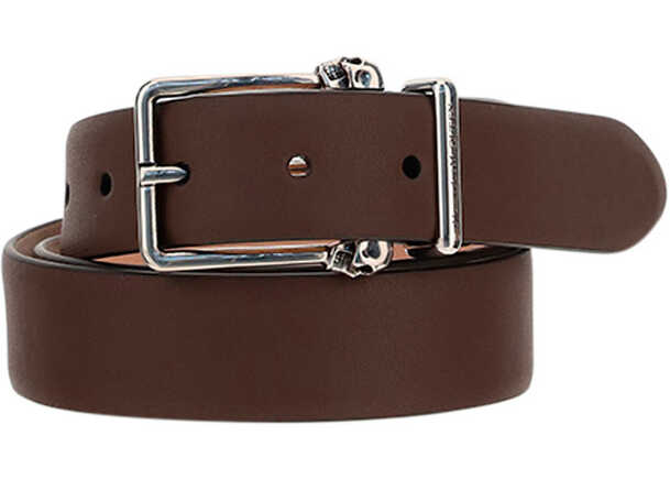 Alexander McQueen Belt DK BROWN