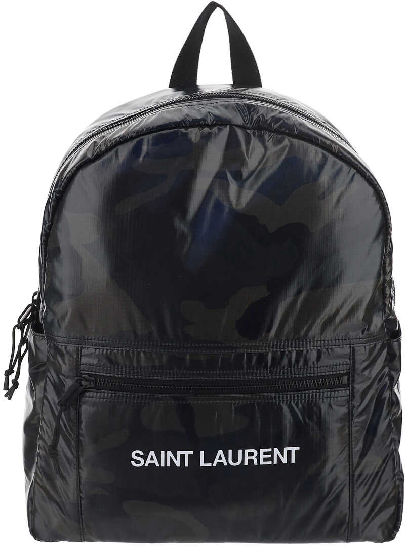 Saint Laurent Nuxx Backpack CAM.KAKI/BIANCO/NERO b-mall.ro