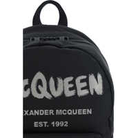 Rucsacuri pentru Barbati - Rucsacuri Alexander McQueen Backpack BLACK/OFF WHITE Barbati (BM 9016517) - B-mall.ro