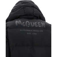 Geci pentru Barbati - Geci de iarna Alexander McQueen Puffer Jacket BLACK Barbati (BM 9016658) - B-mall.ro