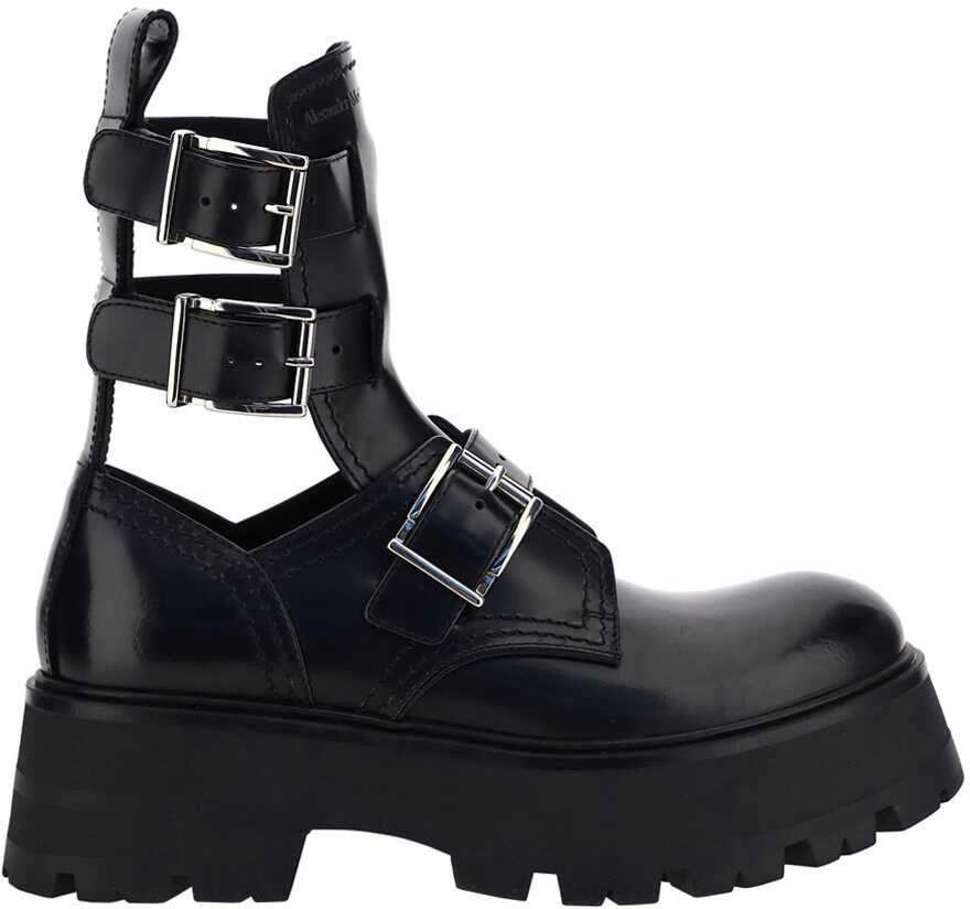 Alexander McQueen Boots BLACK/SILVER