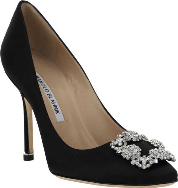 Pantofi cu toc Manolo Blahnik Hangisi Pumps BLCK Femei (BM 9018302) 3
