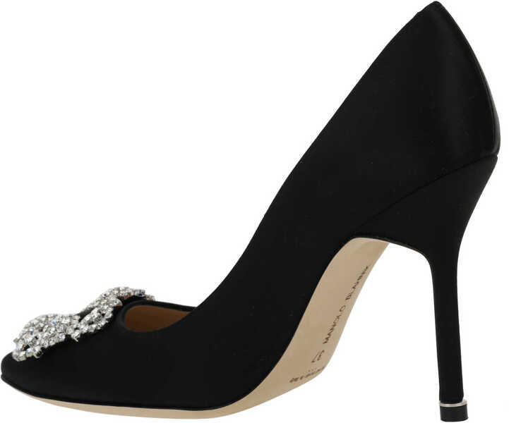 Pantofi cu toc Manolo Blahnik Hangisi Pumps BLCK Femei (BM 9018302) 4