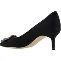 Pantofi cu toc Manolo Blahnik Dama - Pantofi cu toc Manolo Blahnik Hangisi Pumps BLACK Femei (BM 9018329) - B-mall.ro