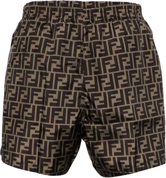 Bermude Fendi Swimwear TABACCO/MORO Barbati (BM 9020426) 2