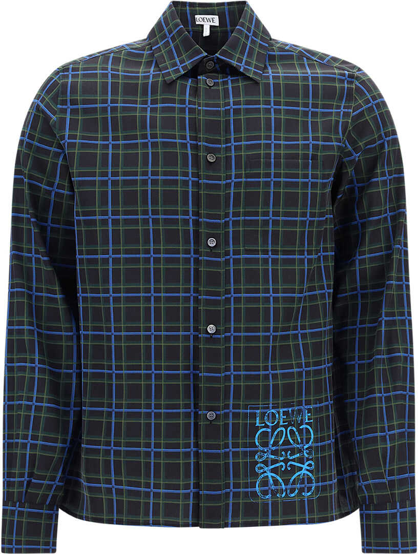 Loewe Anagram Shirt DARK GREY/BLUE image17