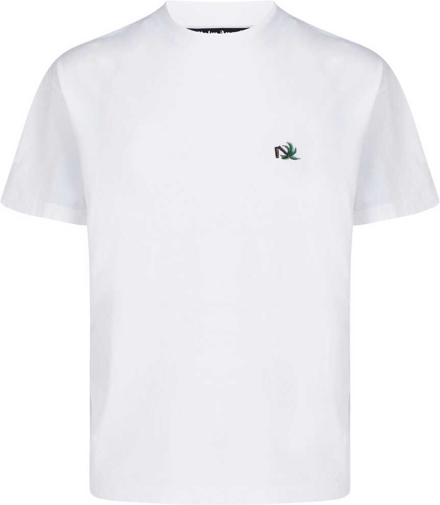 Palm Angels Mini Broken T-Shirt WHITE/GREEN
