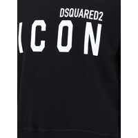 Bluze DSQUARED2 pentru Barbati - Bluze DSQUARED2 Sweatshirt BLACK/WHITE Barbati (BM 9024185) - B-mall.ro