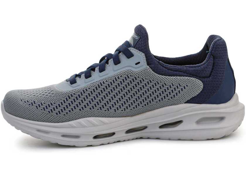 Pantofi fitness SKECHERS Arch Fit Orvan Trayver Grey/Navy Barbati (BM 9039674) 4