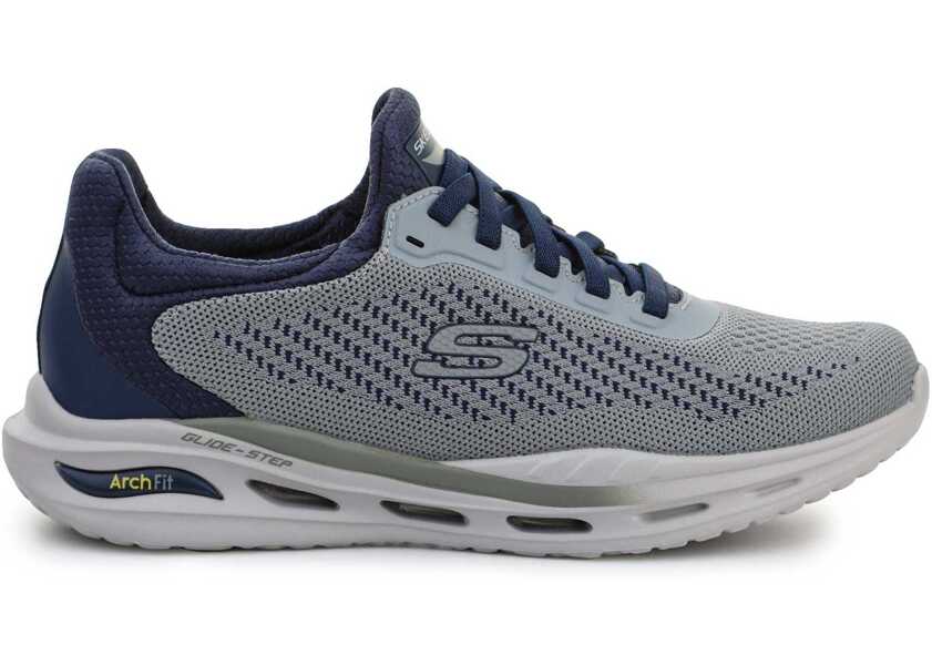 Pantofi fitness SKECHERS Arch Fit Orvan Trayver Grey/Navy Barbati (BM 9039674) 6
