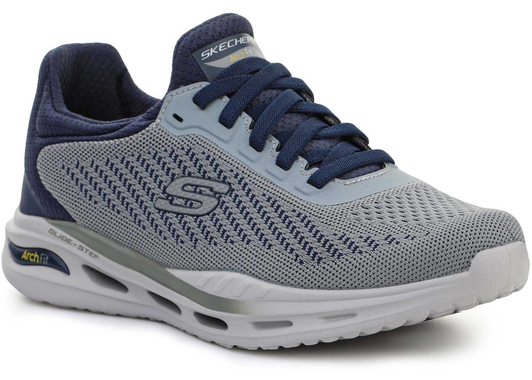 SKECHERS Arch Fit Orvan Trayver Grey/Navy b-mall.ro