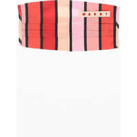 Accesorii Striped Cotton Face Mask Cover Femei