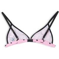 Lenjerie intima Chiara Ferragni Dama - Lenjerie intima Chiara Ferragni Bralette With Logomania PINK Femei (BM 9041648) - B-mall.ro