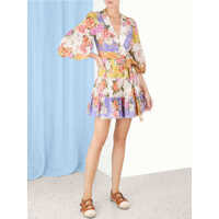 Rochii elegante Pattie Wrap Mini Dress Femei
