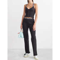 Bluze Black Top With Logo Femei