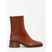 Incaltaminte Brown Leather Boots Femei