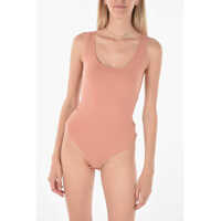 Body-uri Solid Color Stretch Cotton Uftk Bodysuit Femei