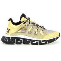 Sneakers Glitetred Fabric And Laminated Leather Trigreca Sneakers Barbati