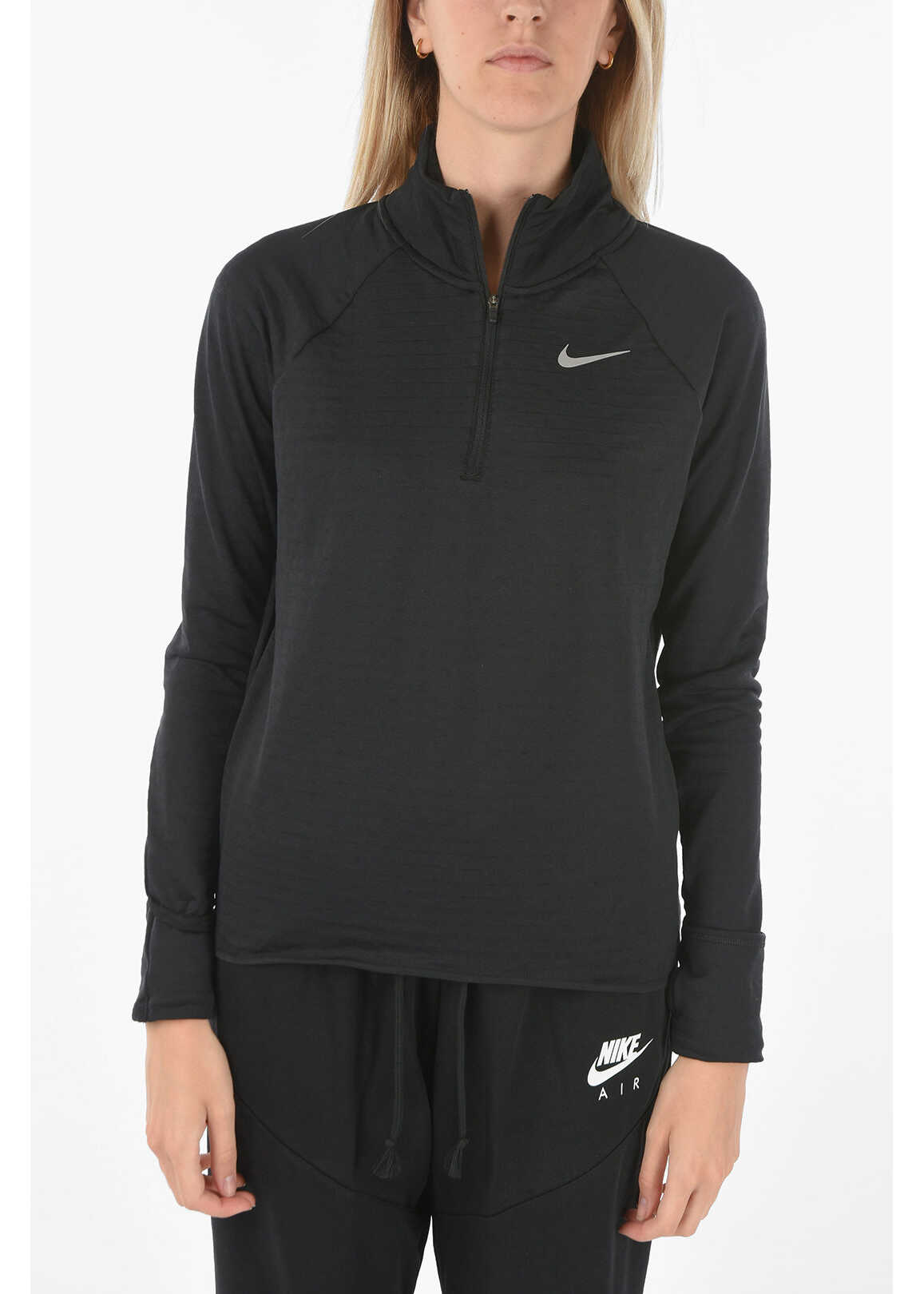 Nike Turtleneck Therma Fit Sweatshirt Black