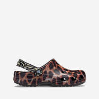 Saboti Crocs Classic Animal Remix Clog 207840 BLACK/MULTI ANIMAL Femei