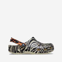 Saboti Crocs Classic Animal Remix Clog 207840 BLACK/MULTI ANIMAL Femei
