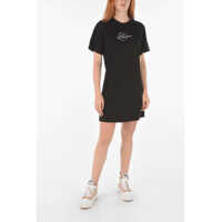 Rochii scurte Embroidered Logo On The Front Solid Color D-Rio Dress Femei