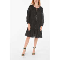Rochii scurte Midi Flounce D-Cecilia Tunic With Cut Out Details Femei