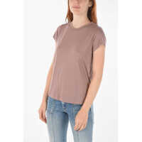 Tricouri Solid Color T-Recup-C.c Crew-Neck T-Shirt Femei